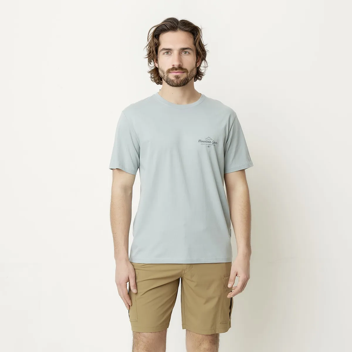 MOUNTAIN GEAR - Polera Manga Corta Deportiva Hombre Mountain Gear