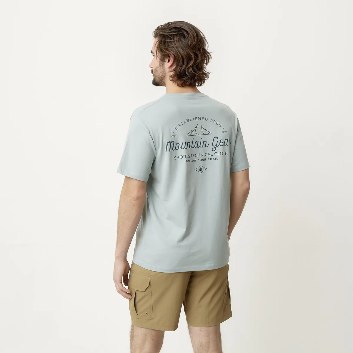 MOUNTAIN GEAR - Polera Manga Corta Deportiva Hombre Mountain Gear