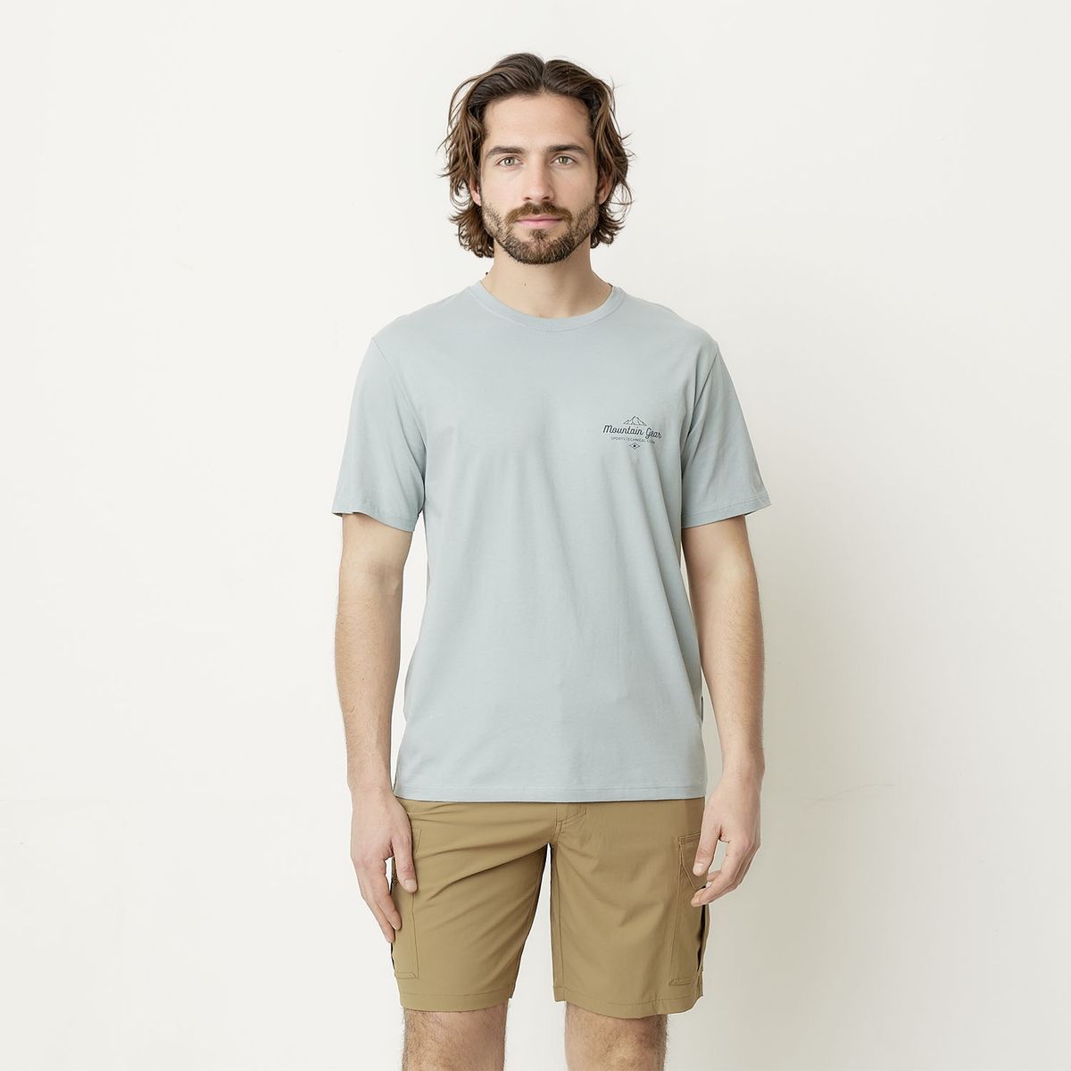 MOUNTAIN GEAR - Polera Manga Corta Deportiva Hombre Mountain Gear