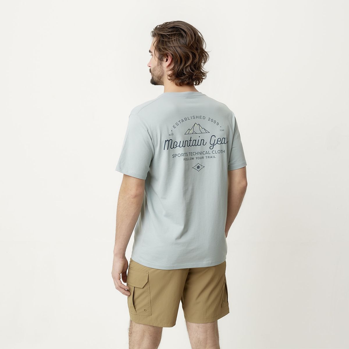 MOUNTAIN GEAR - Polera Manga Corta Deportiva Hombre Mountain Gear