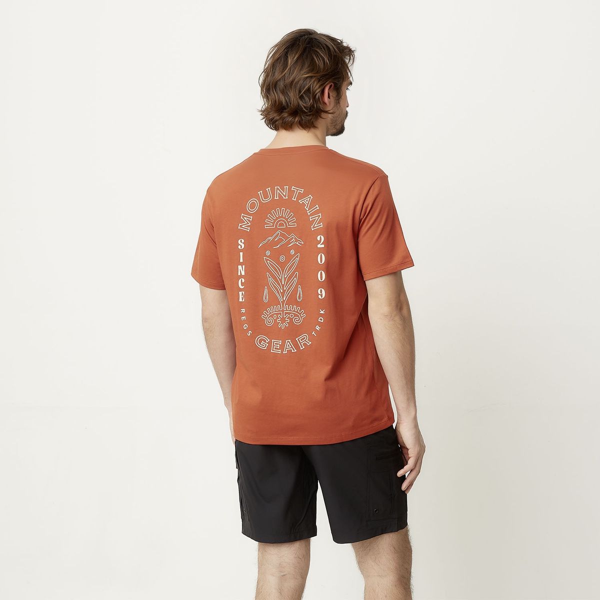 MOUNTAIN GEAR - Polera Manga Corta Deportiva Hombre Mountain Gear
