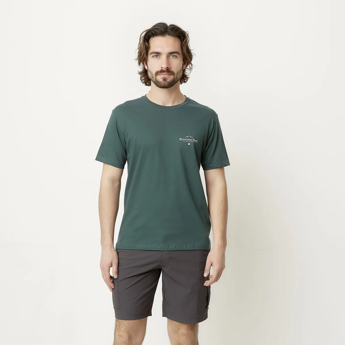 MOUNTAIN GEAR - Polera Manga Corta Deportiva Hombre Mountain Gear
