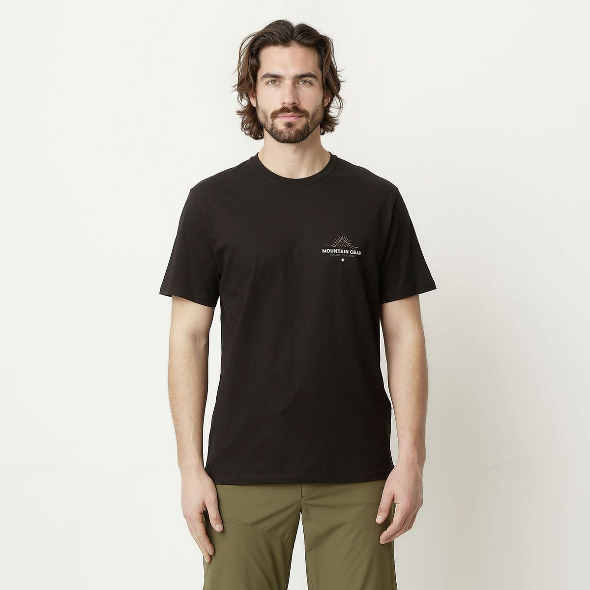 MOUNTAIN GEAR - Polera Manga Corta Deportiva Hombre Mountain Gear