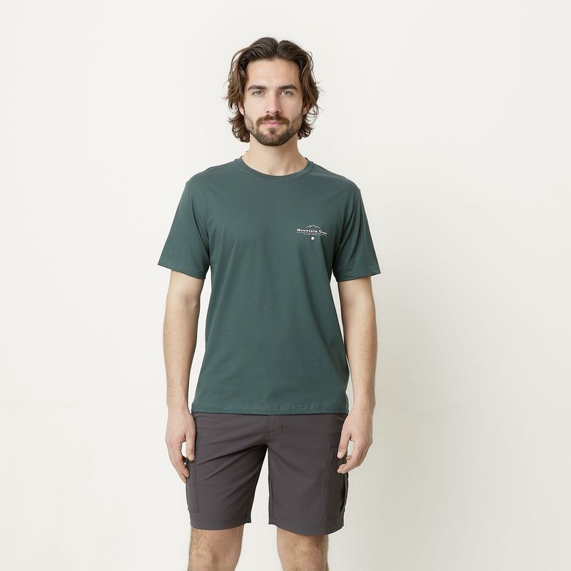 MOUNTAIN GEAR - Polera Manga Corta Deportiva Hombre Mountain Gear