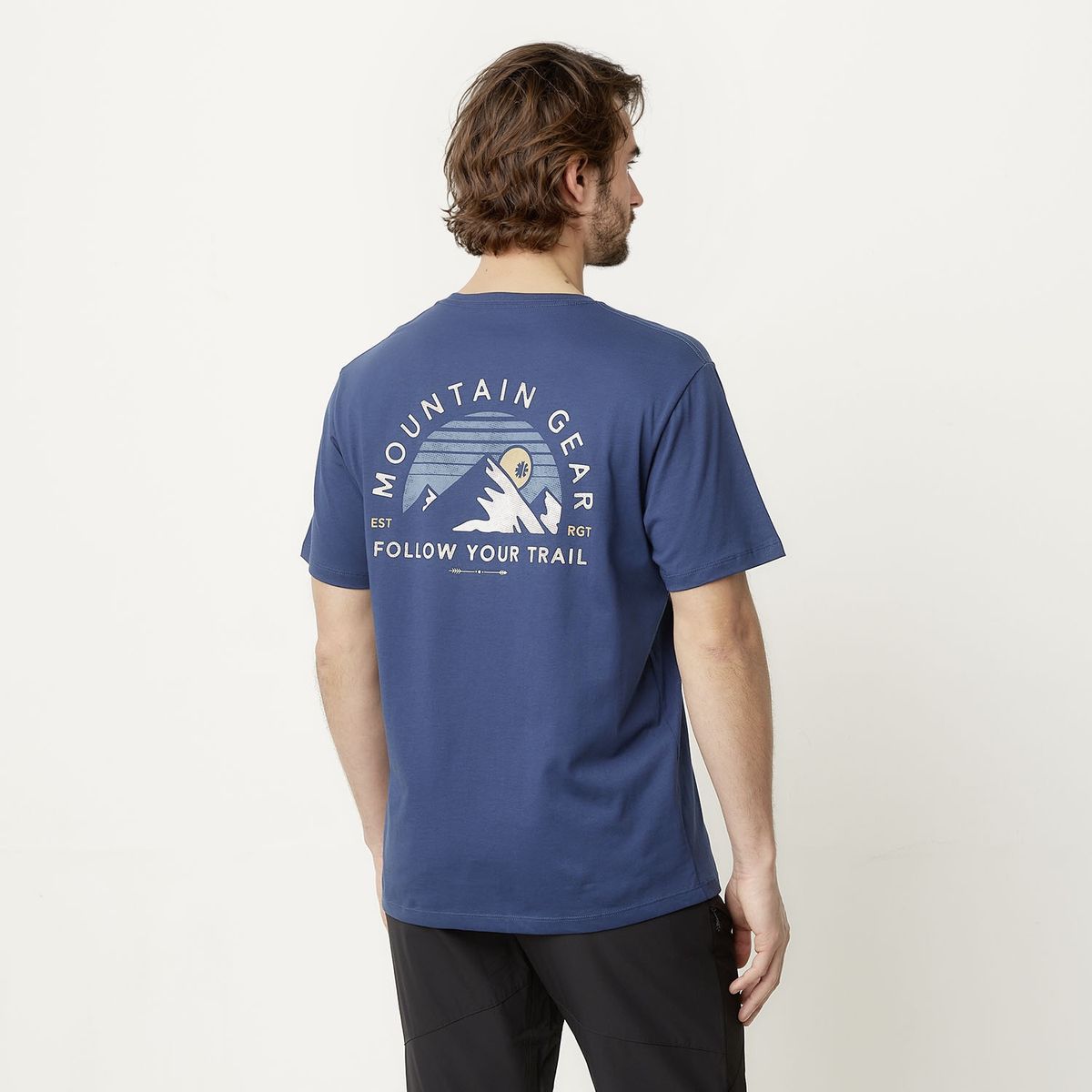 MOUNTAIN GEAR - Polera Manga Corta Deportiva Hombre Mountain Gear