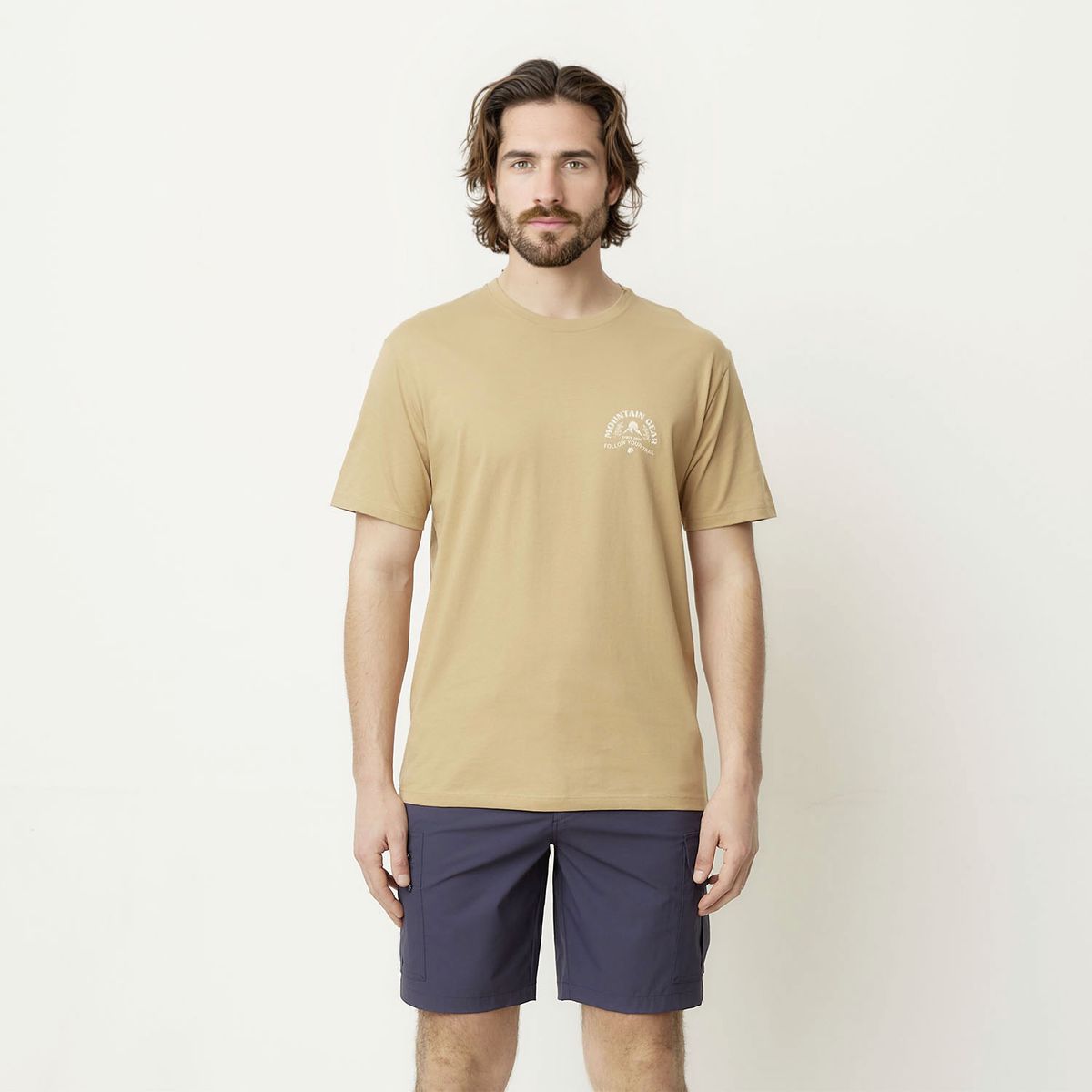 MOUNTAIN GEAR - Polera Manga Corta Deportiva Hombre Mountain Gear