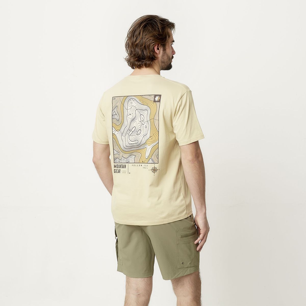 MOUNTAIN GEAR - Polera Manga Corta Deportiva Hombre Mountain Gear