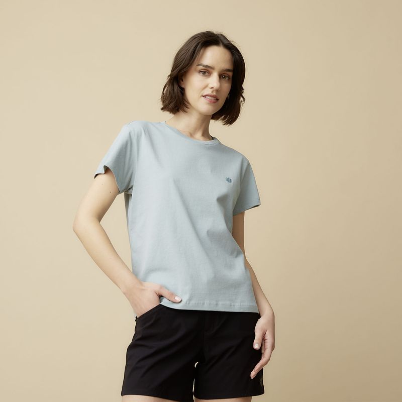 MOUNTAIN GEAR - Polera Manga Corta Deportiva Mujer Mountain Gear