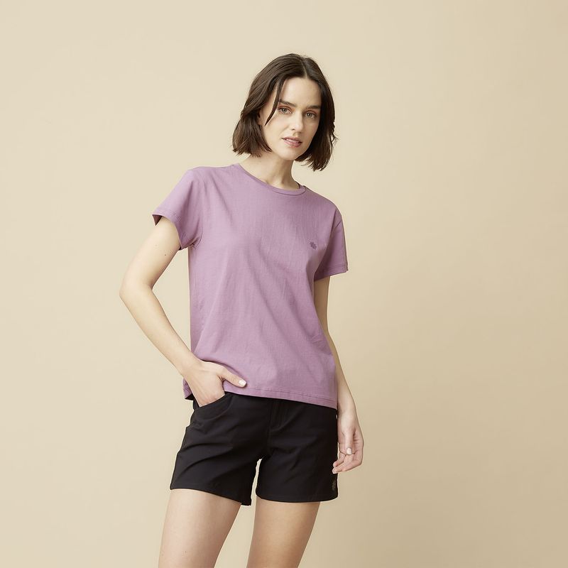 MOUNTAIN GEAR - Polera Manga Corta Deportiva Mujer Mountain Gear
