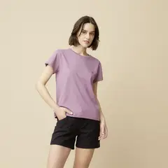 MOUNTAIN GEAR - Polera Manga Corta Deportiva Mujer
