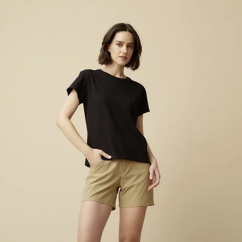 MOUNTAIN GEAR - Polera Manga Corta Deportiva Mujer Mountain Gear