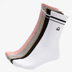 BENETTON - Pack de 5 Calcetines Mujer