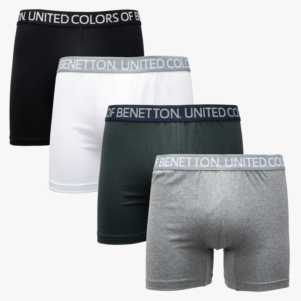 BENETTON - Pack De 4 Bóxer Algodón Hombre Benetton