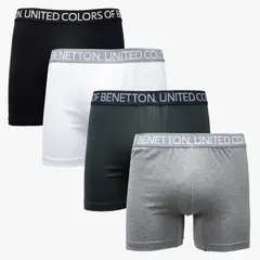 BENETTON - Pack De 4 Bóxer Algodón Hombre