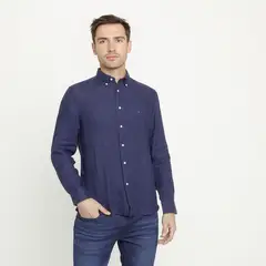 TOMMY HILFIGER - Camisa Lino Manga Larga Hombre