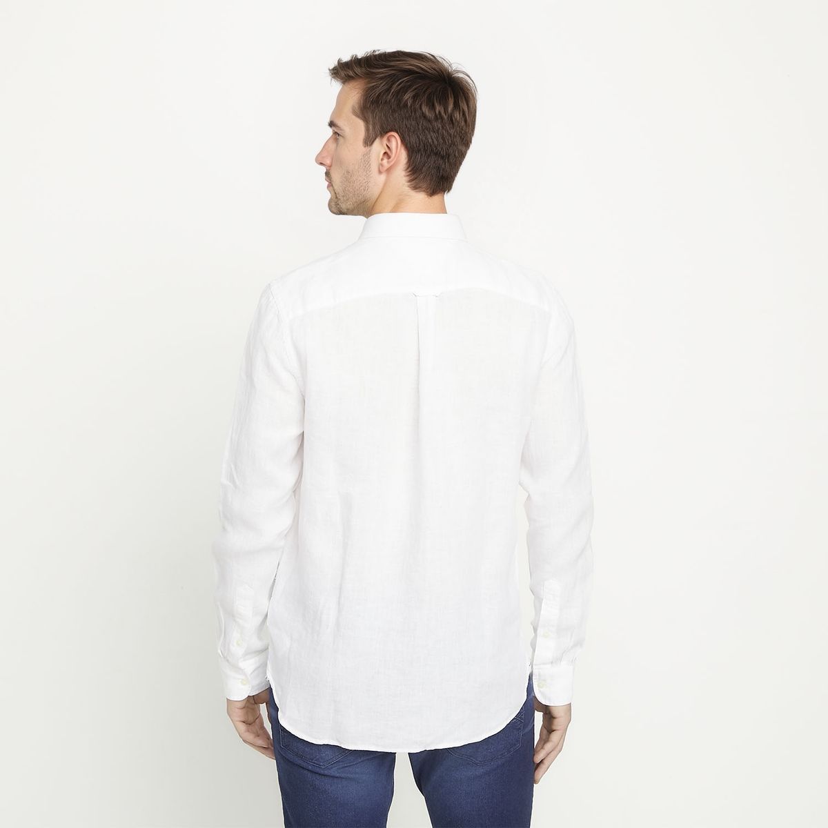 TOMMY HILFIGER - Camisa Lino Manga Larga Hombre Tommy Hilfiger