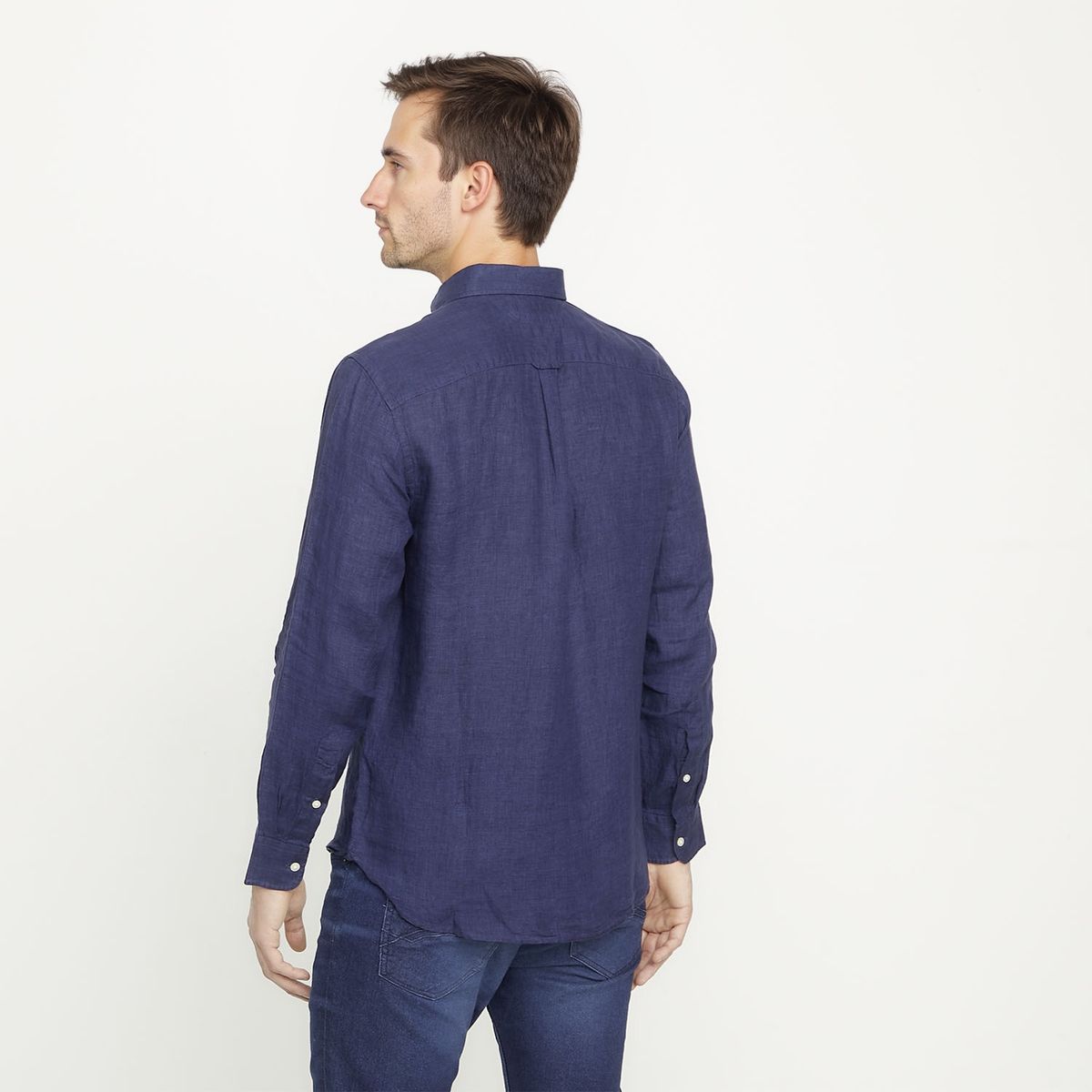 TOMMY HILFIGER - Camisa Lino Manga Larga Hombre Tommy Hilfiger