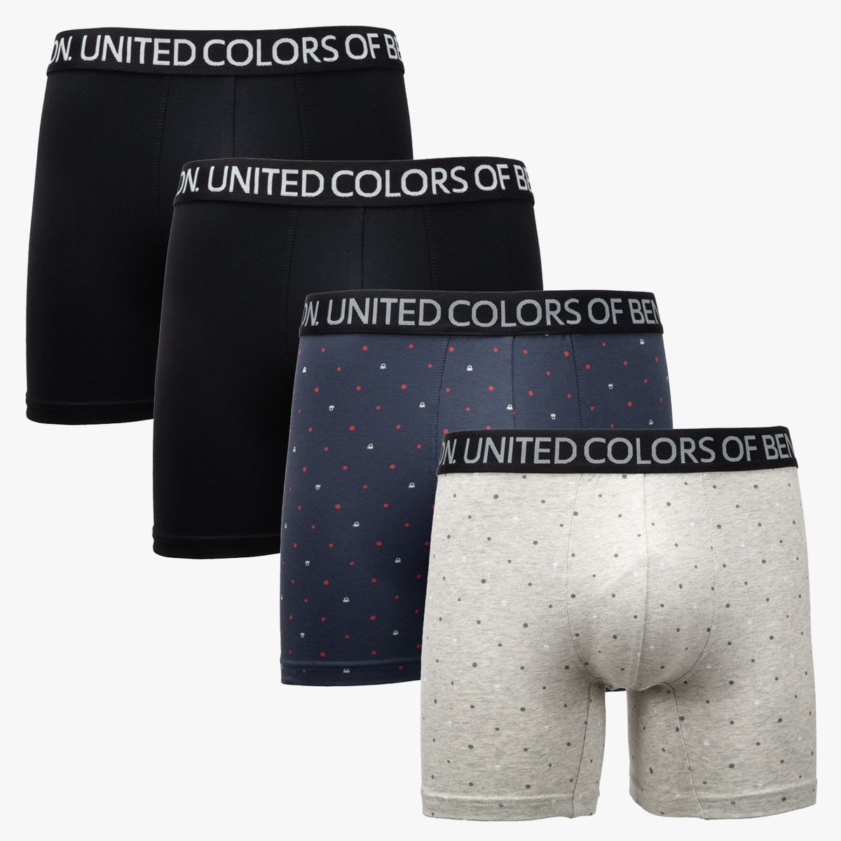 BENETTON - Pack De 4 Bóxer Algodón Hombre Benetton