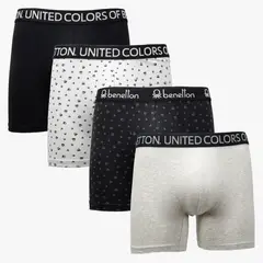 BENETTON - Pack De 4 Bóxer Algodón Hombre