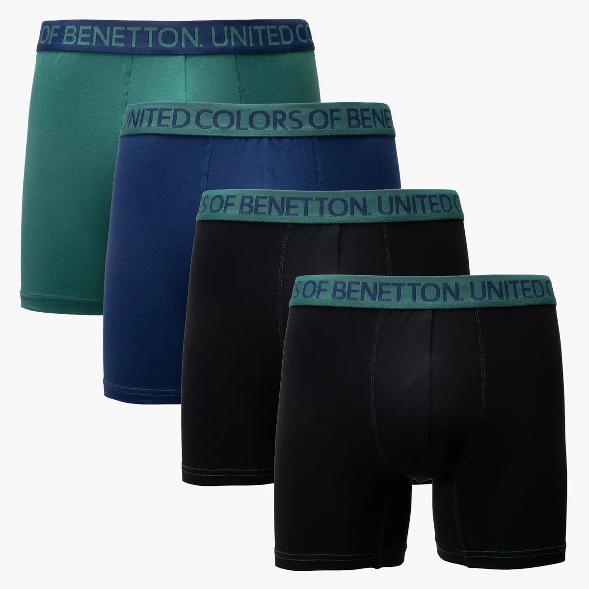 BENETTON - Pack De 4 Bóxer Algodón Hombre Benetton