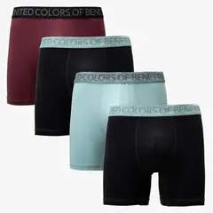 BENETTON - Pack De 4 Bóxer Algodón Hombre