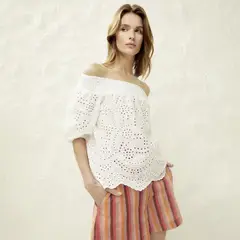 APOLOGY - Polera Mangar 3/4 Algodón Mujer