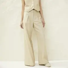 APOLOGY - Pantalón Tiro Alto Algodón Mujer