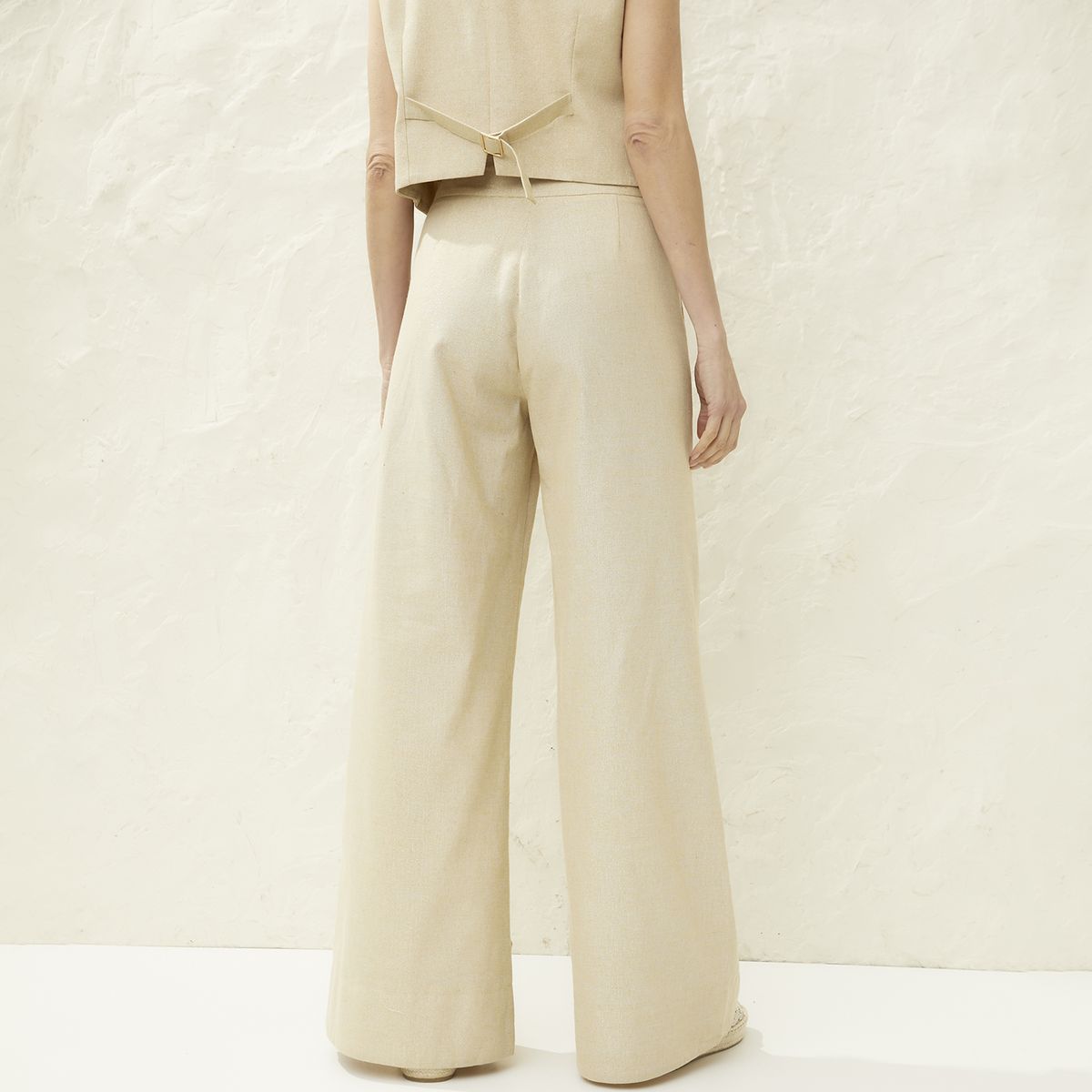 APOLOGY - Pantalón Tiro Alto Algodón Mujer Apology