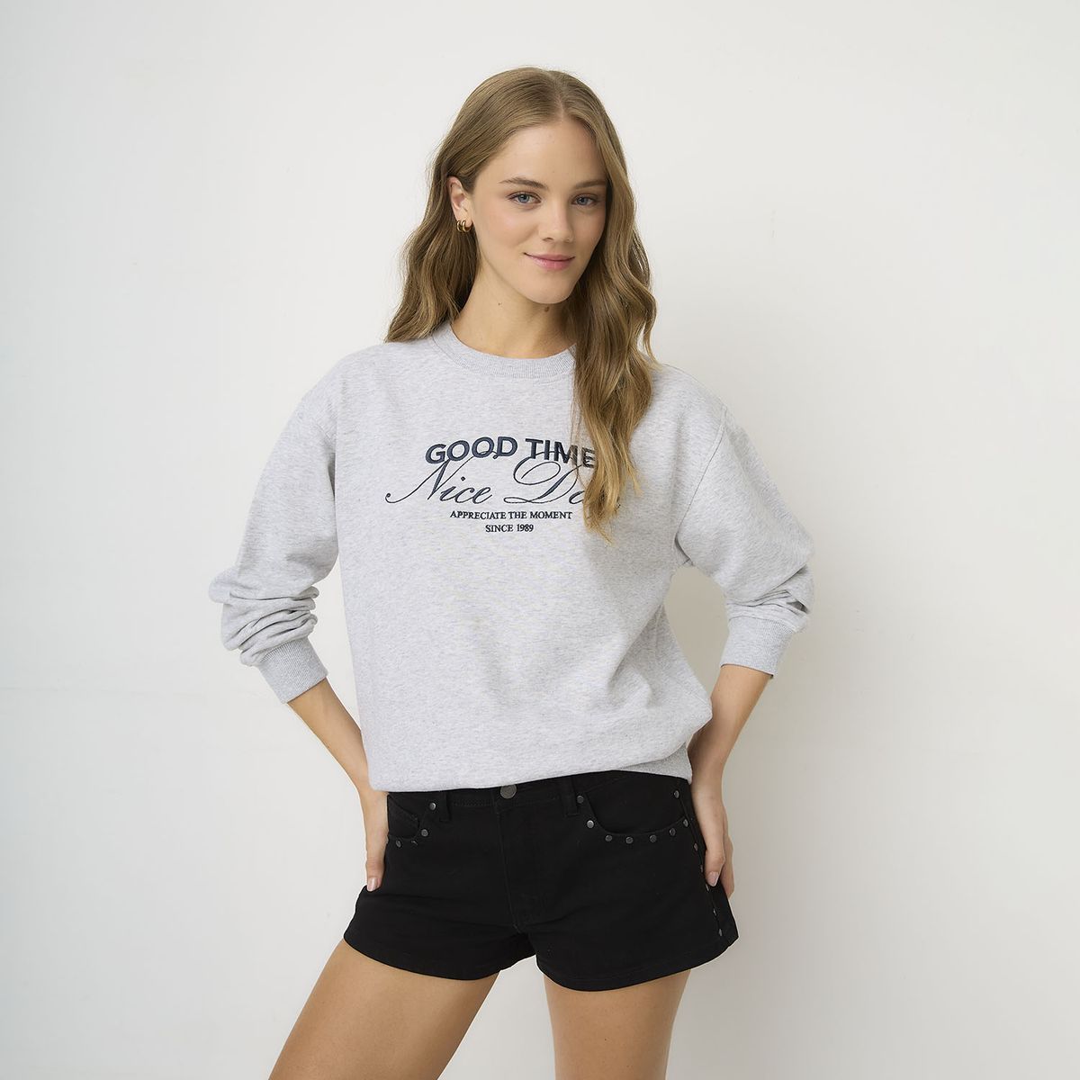 SYBILLA - Poleron Mujer Algodón Sybilla