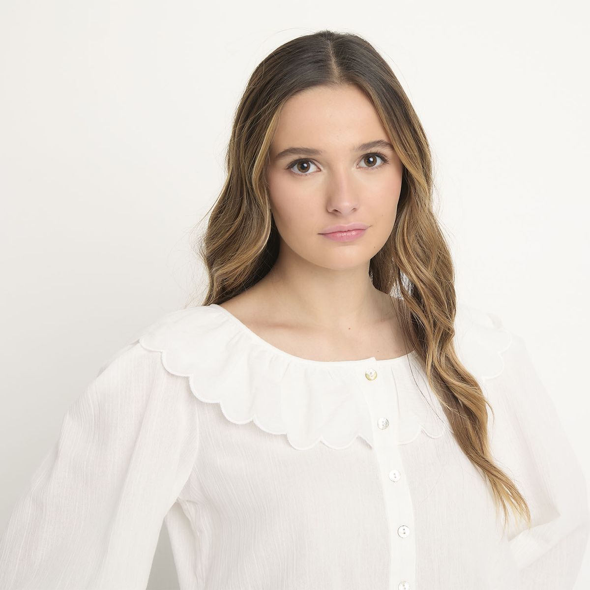 SYBILLA - Blusa Mujer Algodón Sybilla