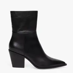 APOLOGY - Botin Mujer Cuero Negro