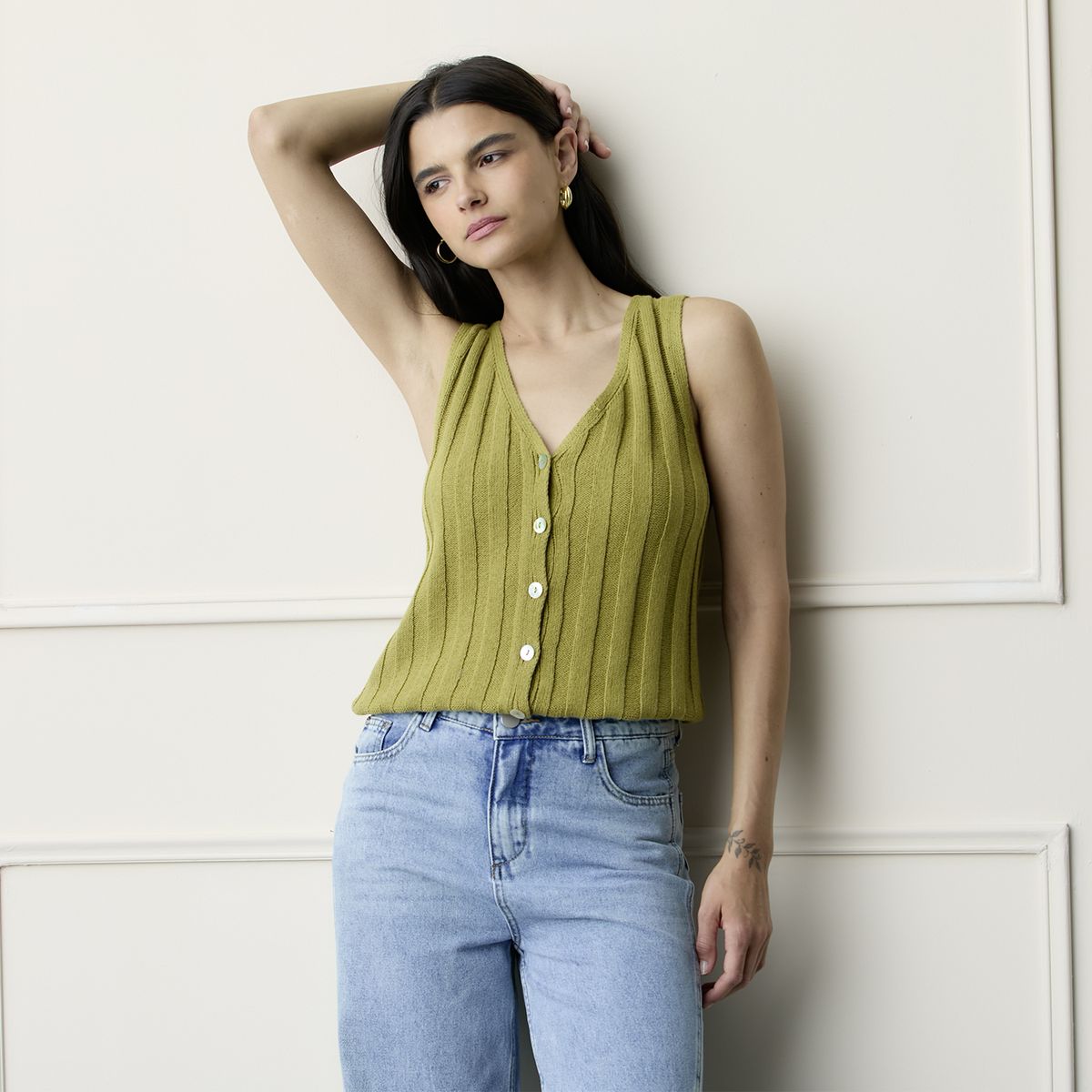 BASEMENT - Chaleco Mujer Basement