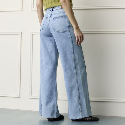 Imagen 2 del producto Jeans Wide Leg Tiro Alto Mujer