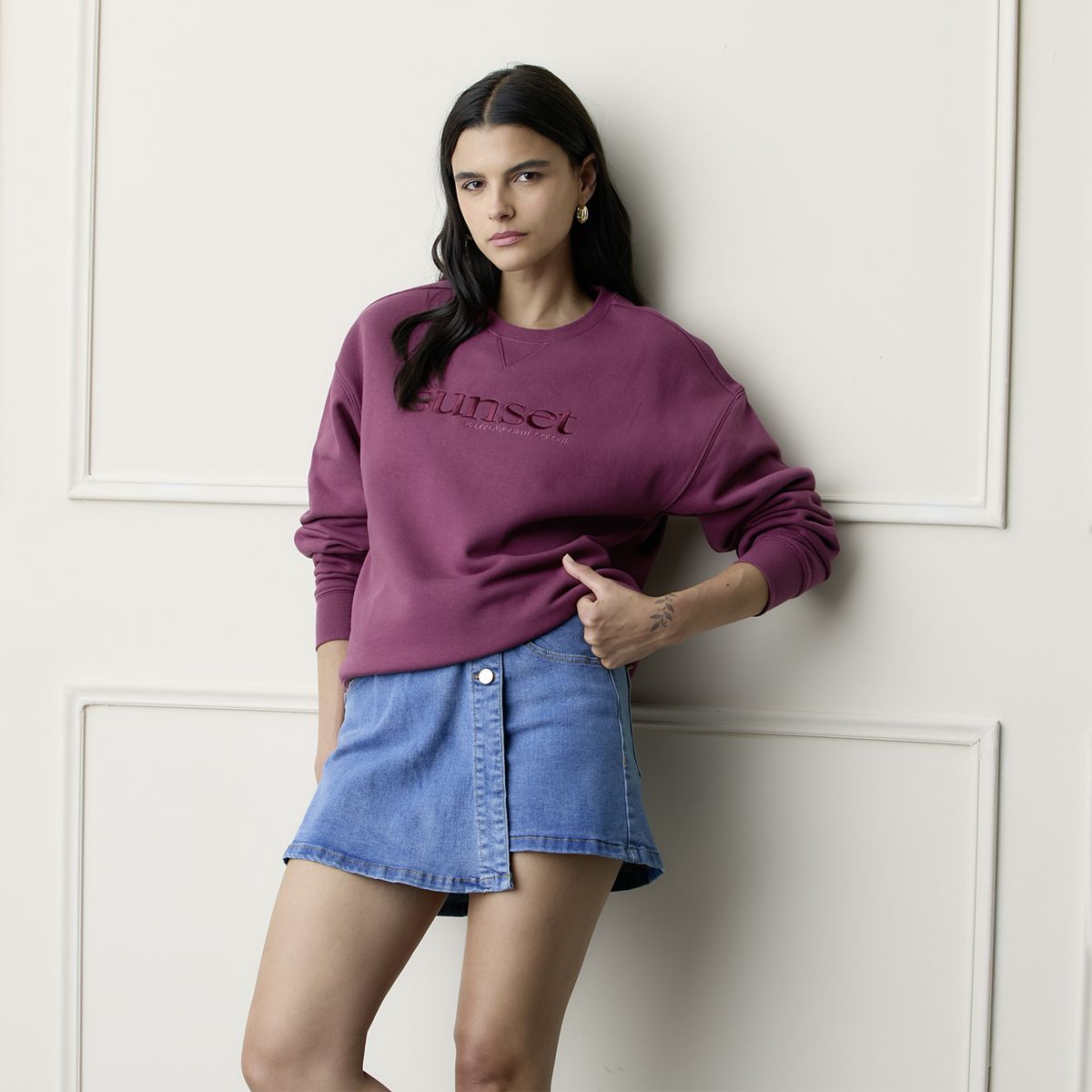 BASEMENT - Polerón Mujer Basement