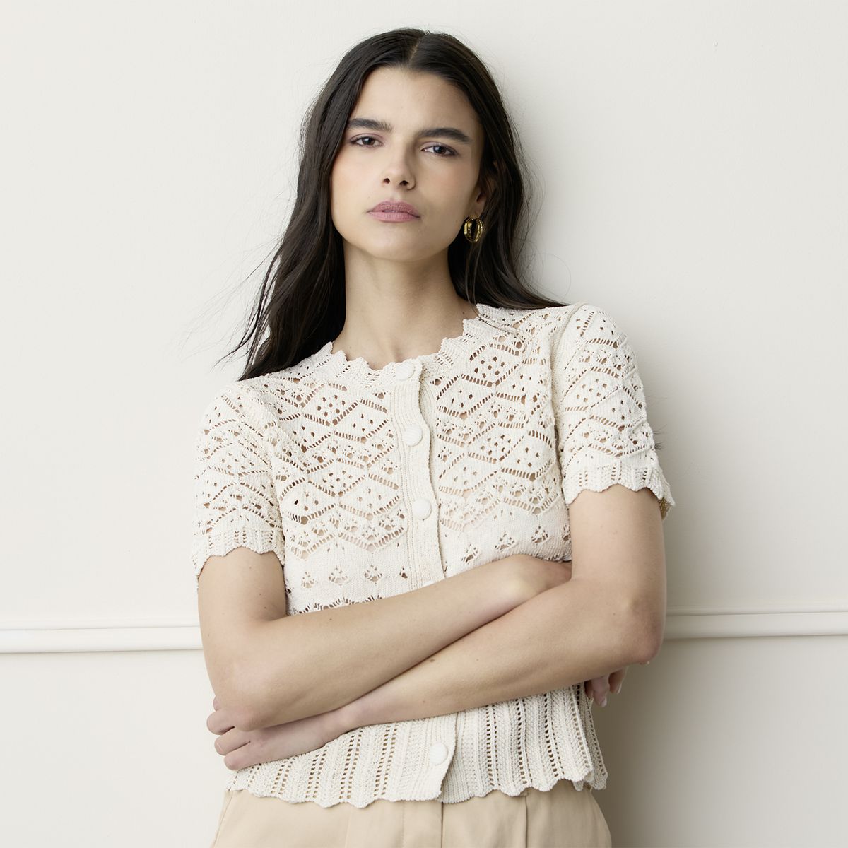 BASEMENT - Chaleco Tejido Mujer Basement