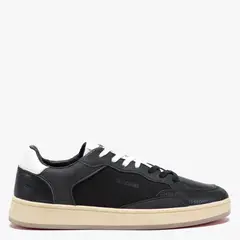 AMERICANINO - Zapatilla Urbana Hombre Cuero Negro