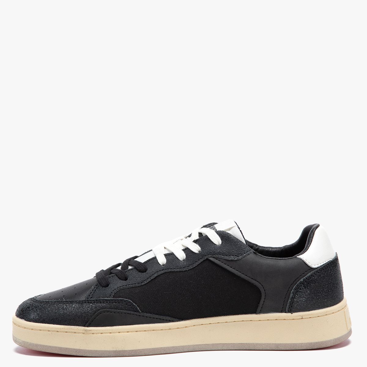 AMERICANINO - Zapatilla Urbana Hombre Cuero Negro Americanino