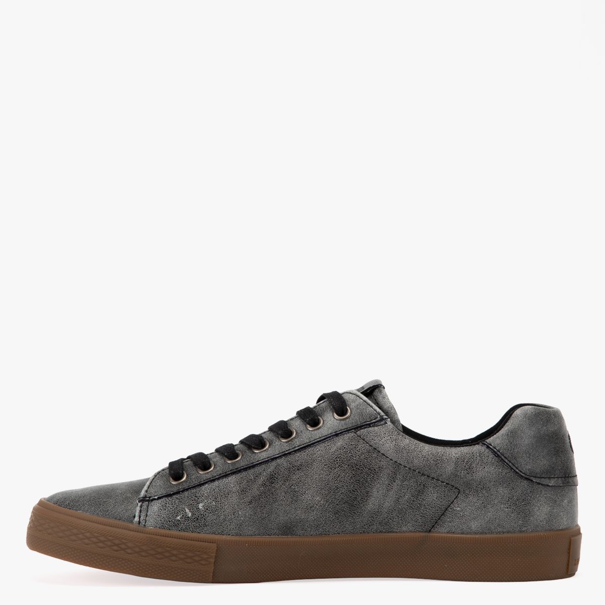 AMERICANINO - Zapatilla Urbana Hombre Cuero Negro Americanino