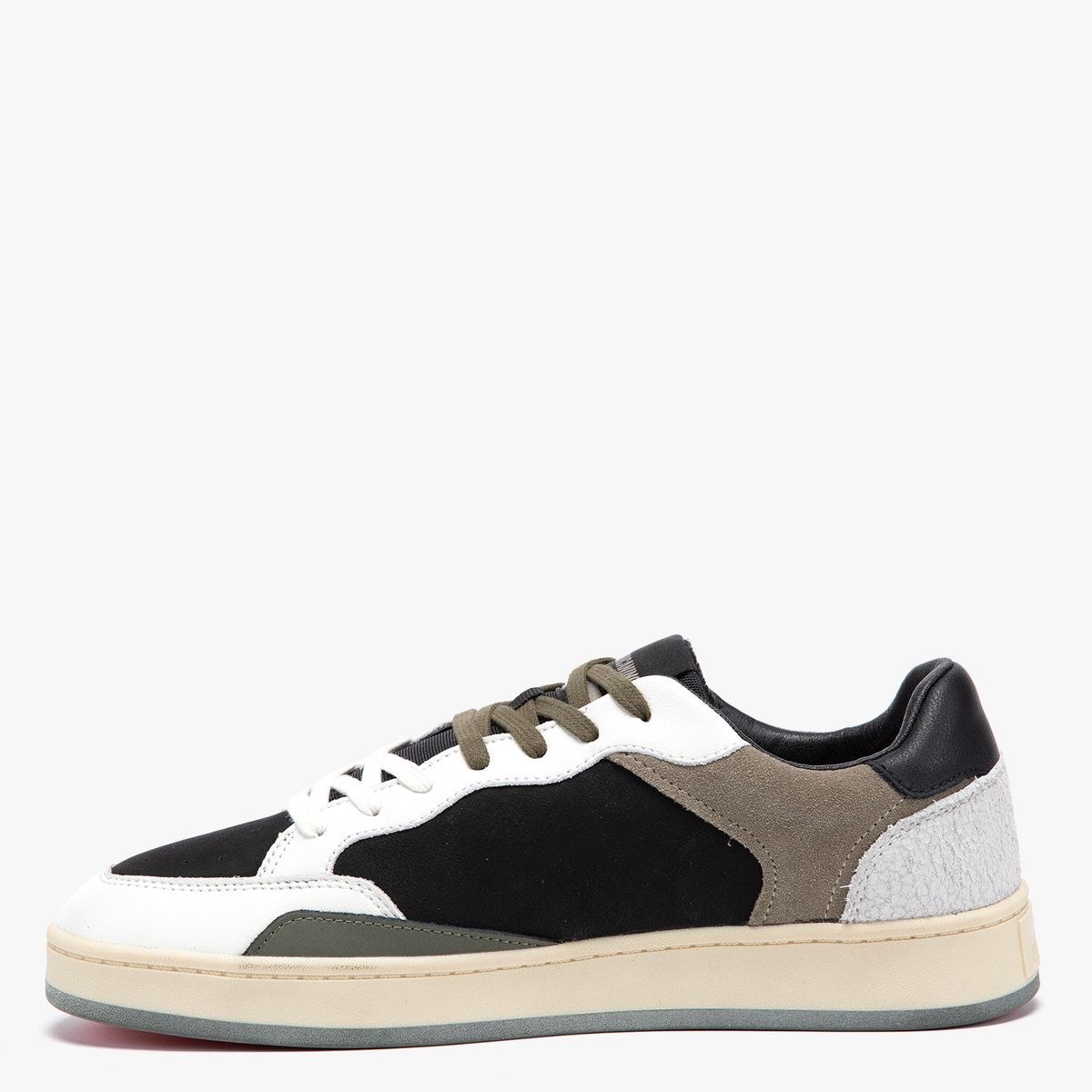 AMERICANINO - Zapatilla Urbana Hombre Cuero Verde Americanino