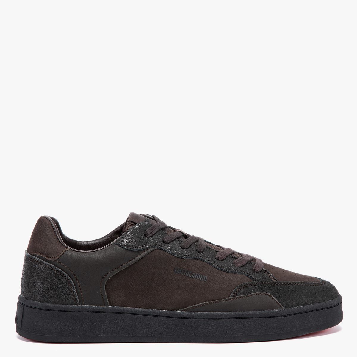 AMERICANINO - Zapatilla Urbana Hombre Cuero Café Americanino