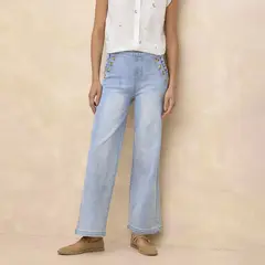 ELLE - Jeans Straight Mujer