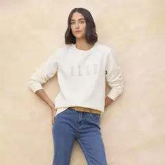 ELLE - Polerón Algodón Mujer