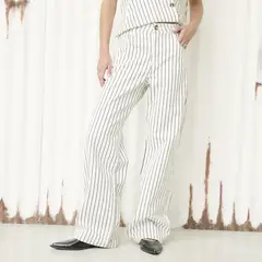 AMERICANINO - Jeans Wide Leg Tiro Medio Mujer