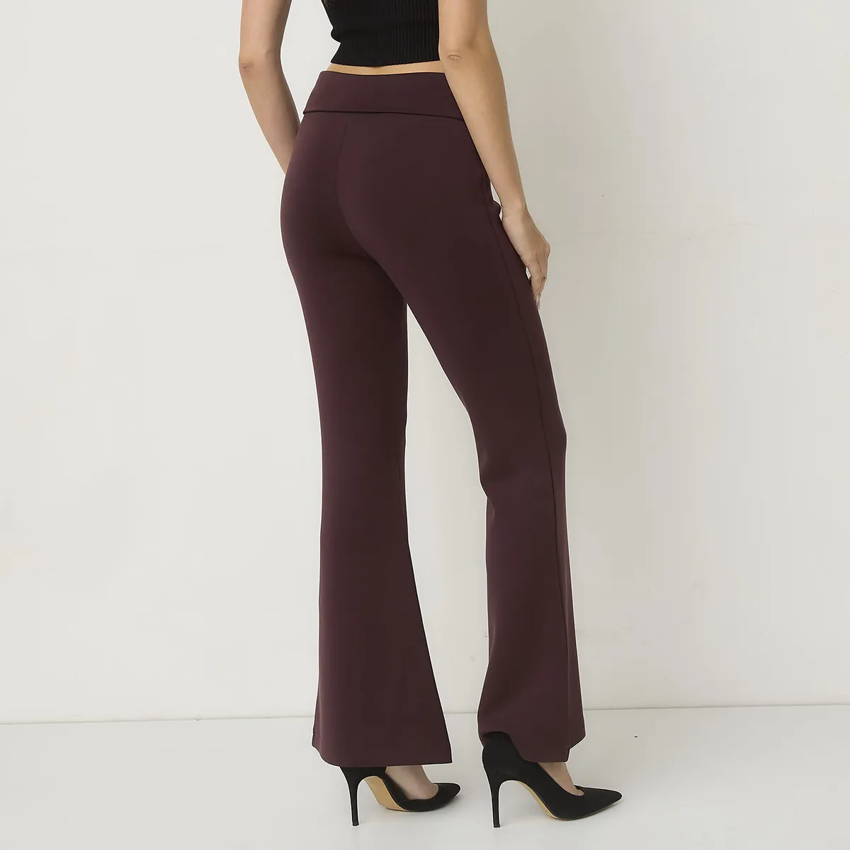 MOSSIMO - Pantalón Fit Flare Mujer Mossimo