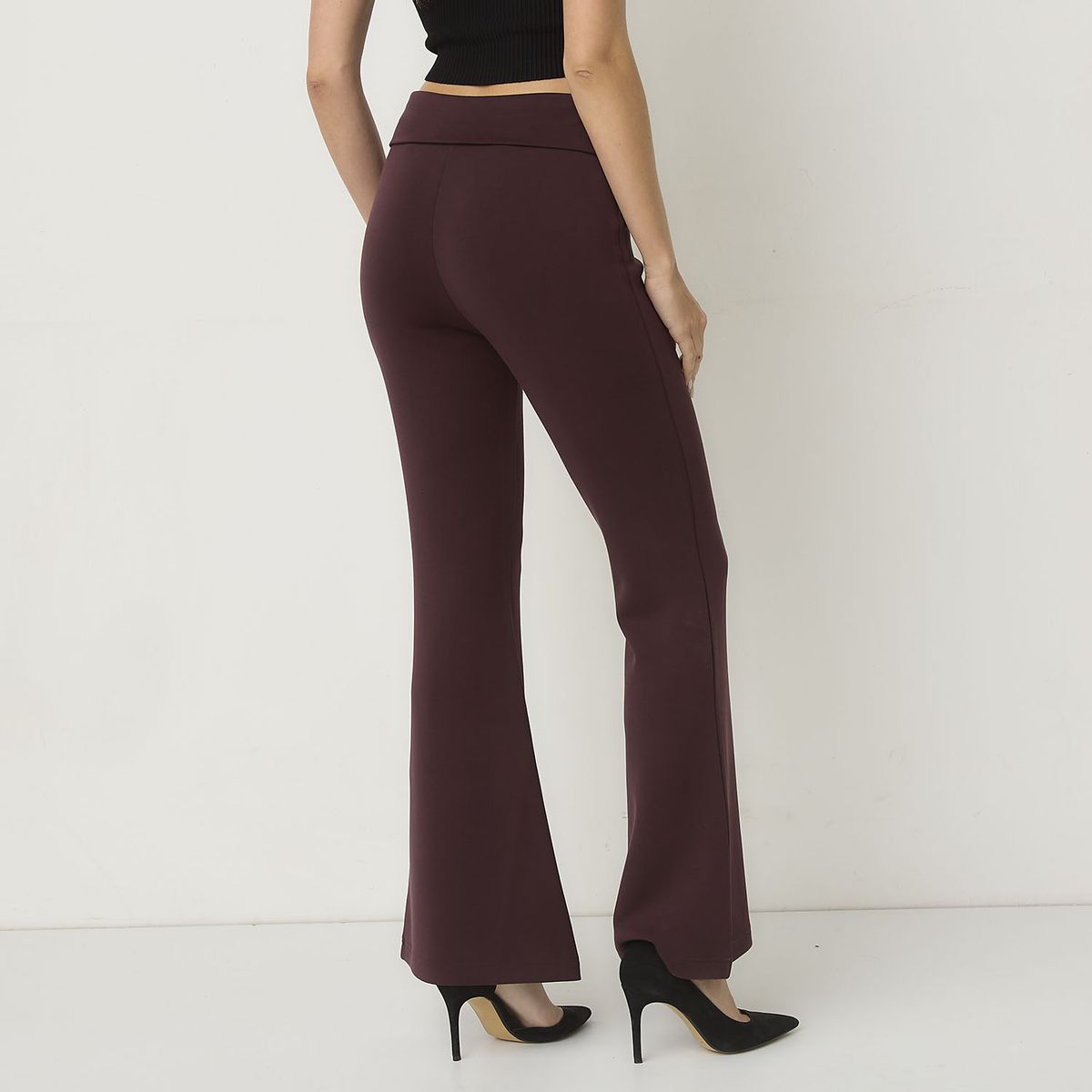 MOSSIMO - Pantalón Fit Flare Mujer Mossimo