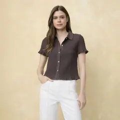 UNIVERSITY CLUB - Blusa Panel Mujer