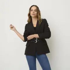 MOSSIMO - Blazer Mujer con Cinturón