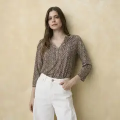 UNIVERSITY CLUB - Polera Mujer Manga 3/4 Casual