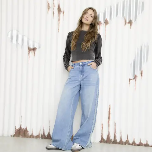 AMERICANINO - Jeans Wide Leg Mujer