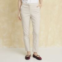 Pantalón Viscosa Straight Tiro Alto Mujer